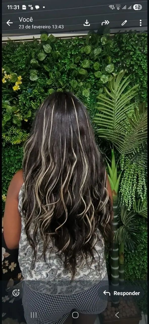 Cabelo natural nós italiano