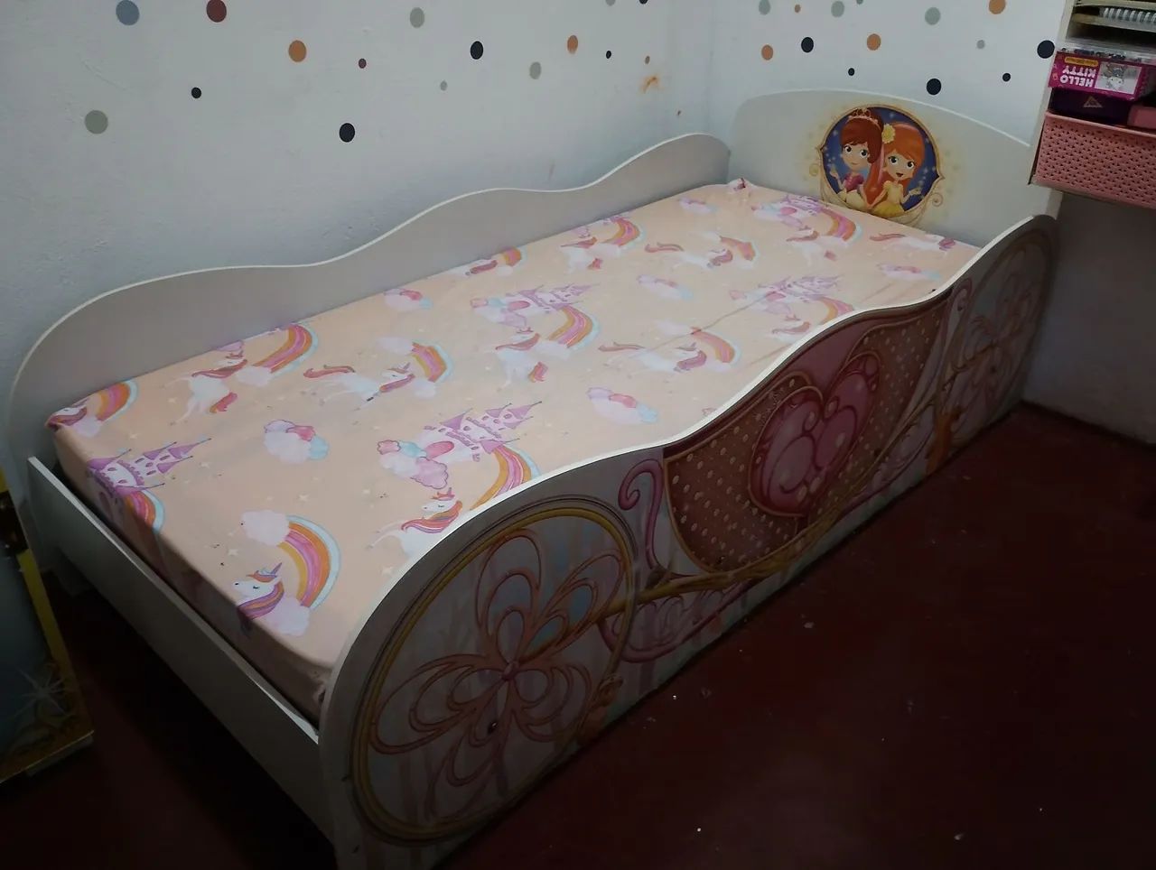 Cama e guarda roupa princesa premium - Foto 4