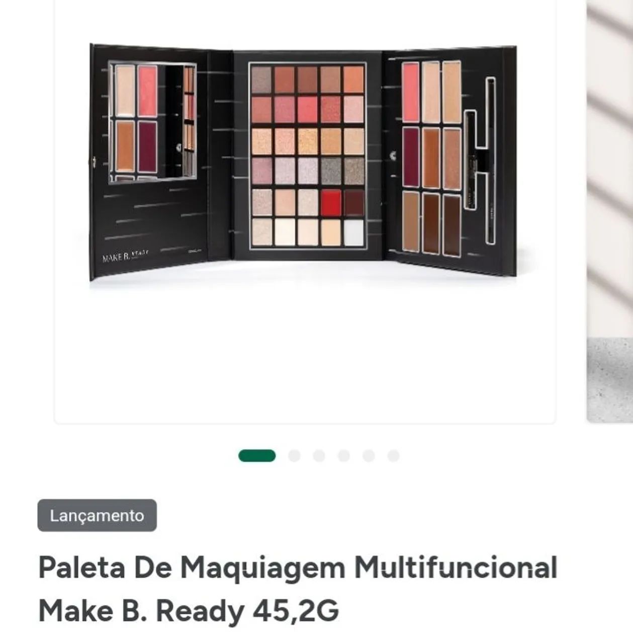 Estojo de maquiagem com batom, rimel e máscara e lapis  - Foto 2