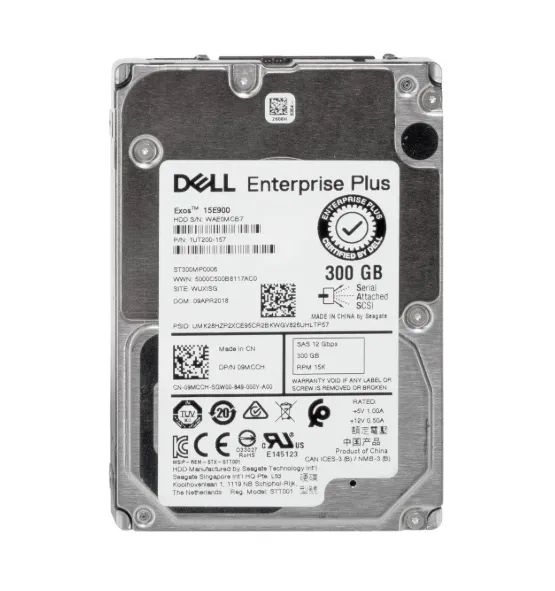 Disco rígido (HDD) Dell de 300GB 15000 RPM, SAS de 12Gb/s e formato de 2.5 polegadas