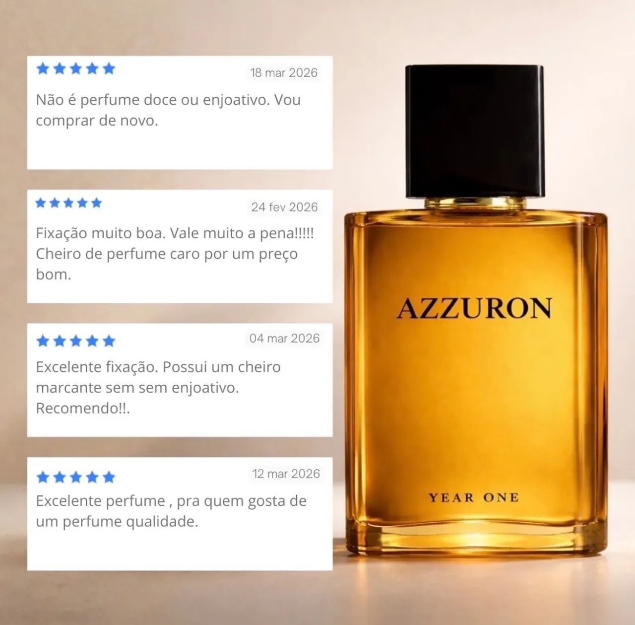 Perfume masculino Azzuron Clássico  - Foto 5