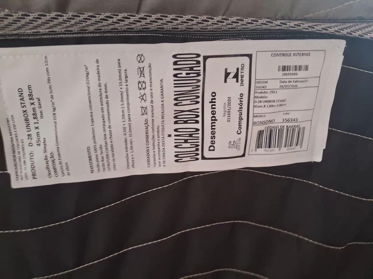 Cama box conjugada Bonsono nova. - Foto 5