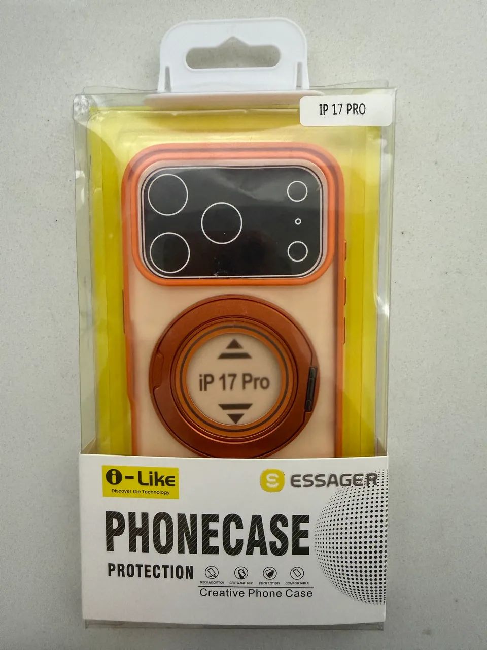 Capa P/ iPhone 17 Pro Essager Proteção Câmera Magnética