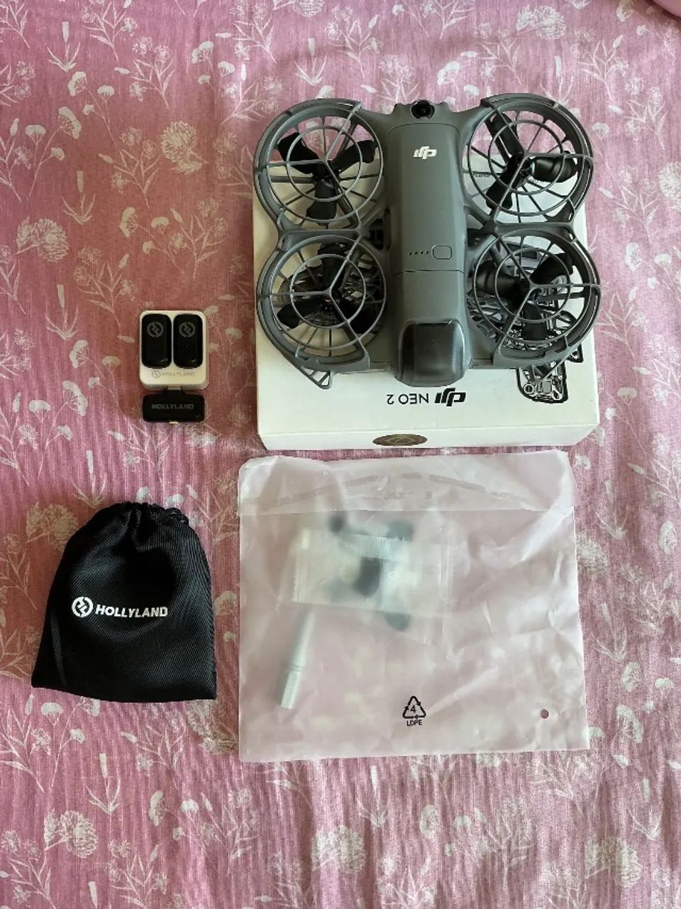 ? DJI Neo 2 + Microfone Hollyland - 2x de uso | R$ 2.000 ? - Foto 3
