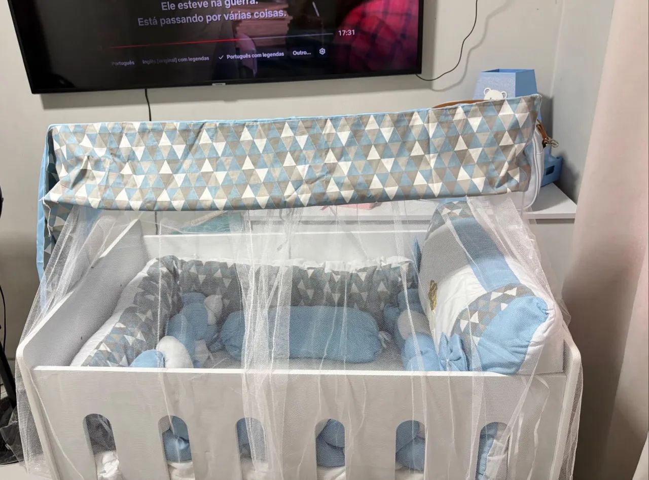 Vende-se mini berço com colchão  - Foto 2