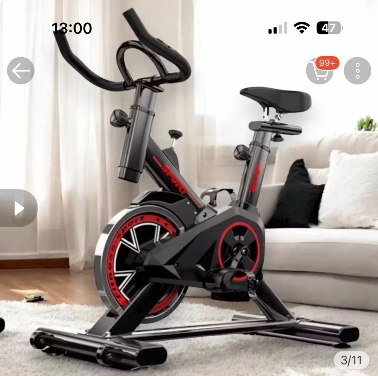 Bicicleta ergométrica 