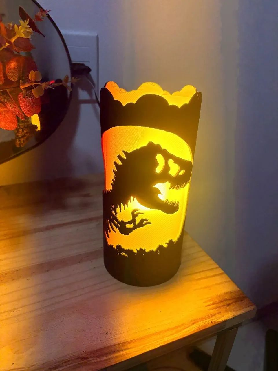 Luminária Do Jurassic Word - Funcionando Perfeitamente 