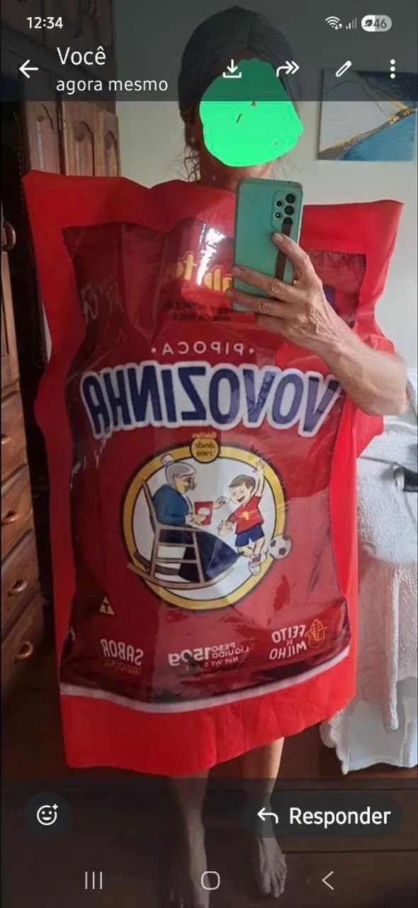 Fantasia pipoca vovózinha  - Foto 2