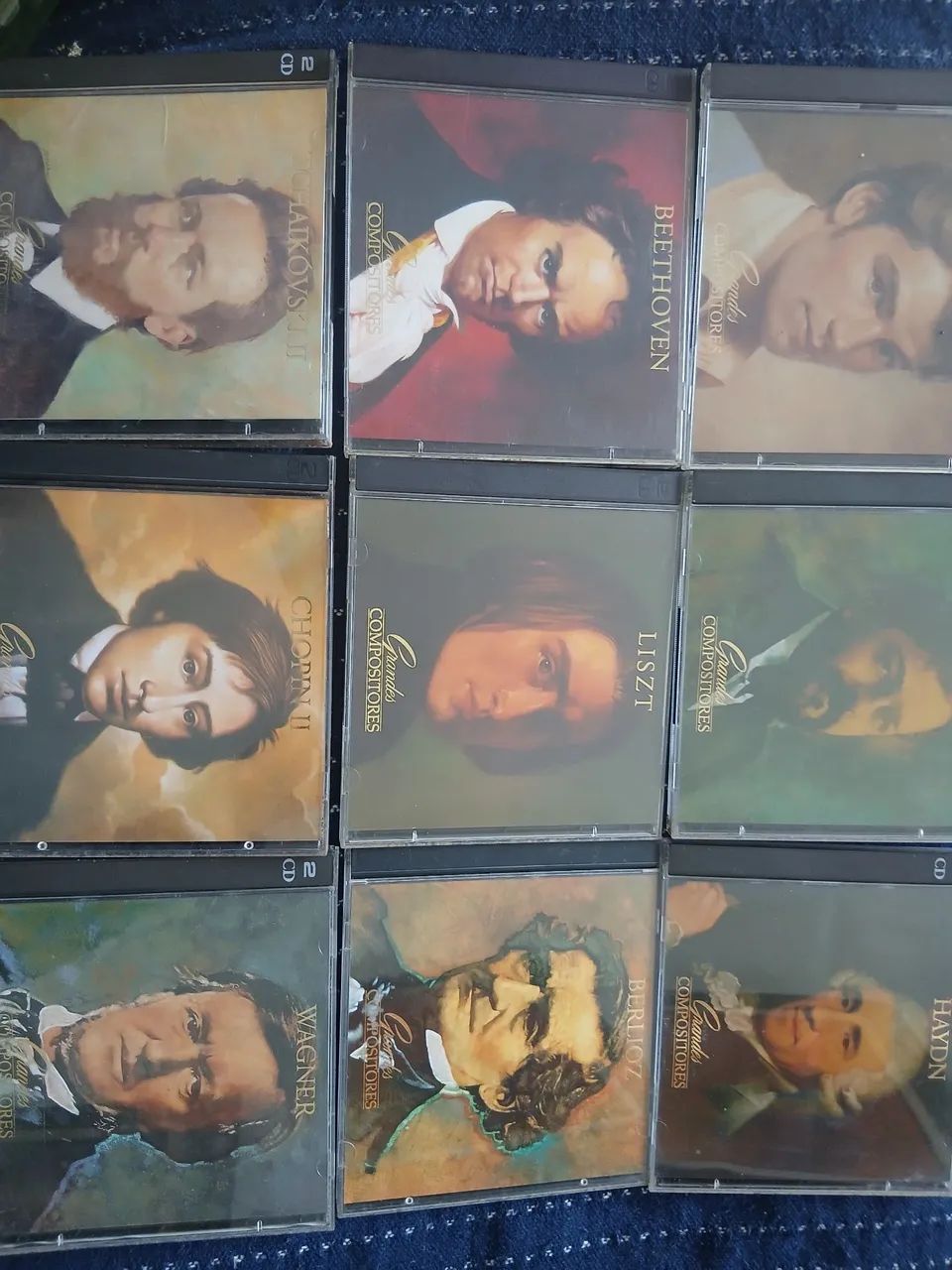 CD's grandes compositores  - coleção 9 cds duplo