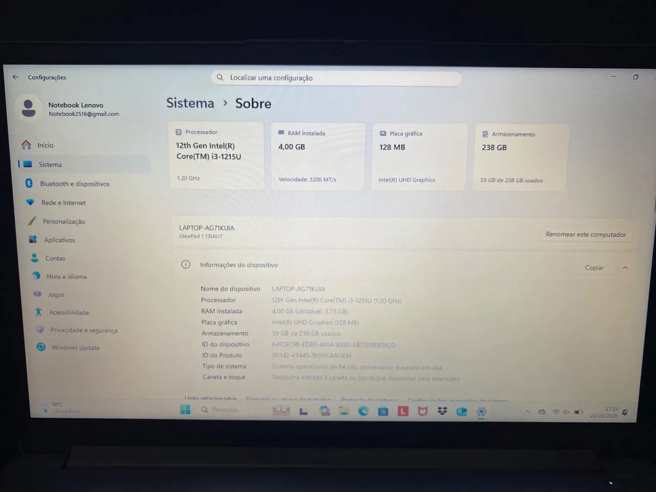 Notebook Lenovo - Foto 4