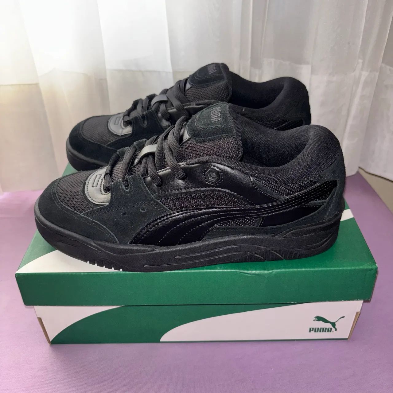 puma 180 preto original nº 39  usado 2x com caixa