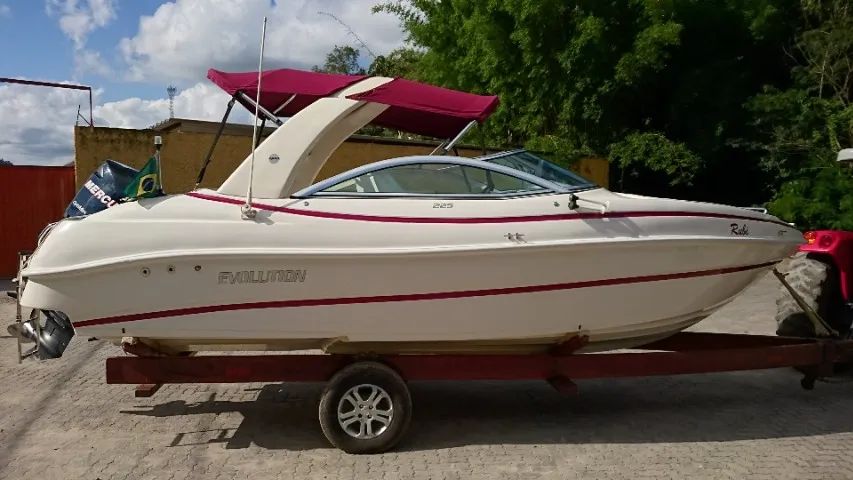 LANCHA EVOLUTION 225 OPEN - MERCURY OPTIMAX 200