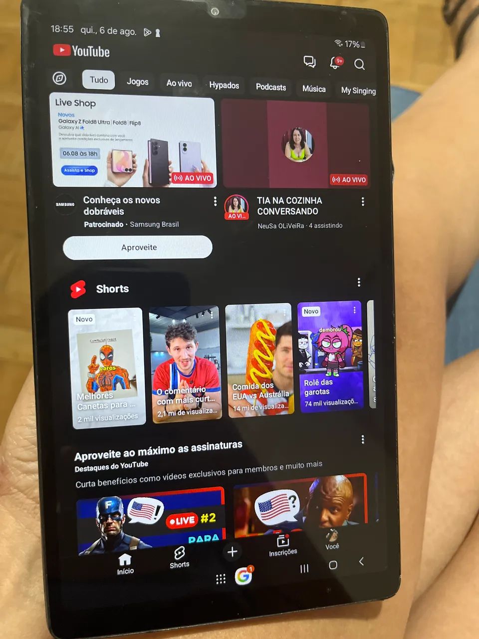 Samsung Galaxy Tab A7 Lite SM-T220 - 32GB - Android 14 - Foto 5
