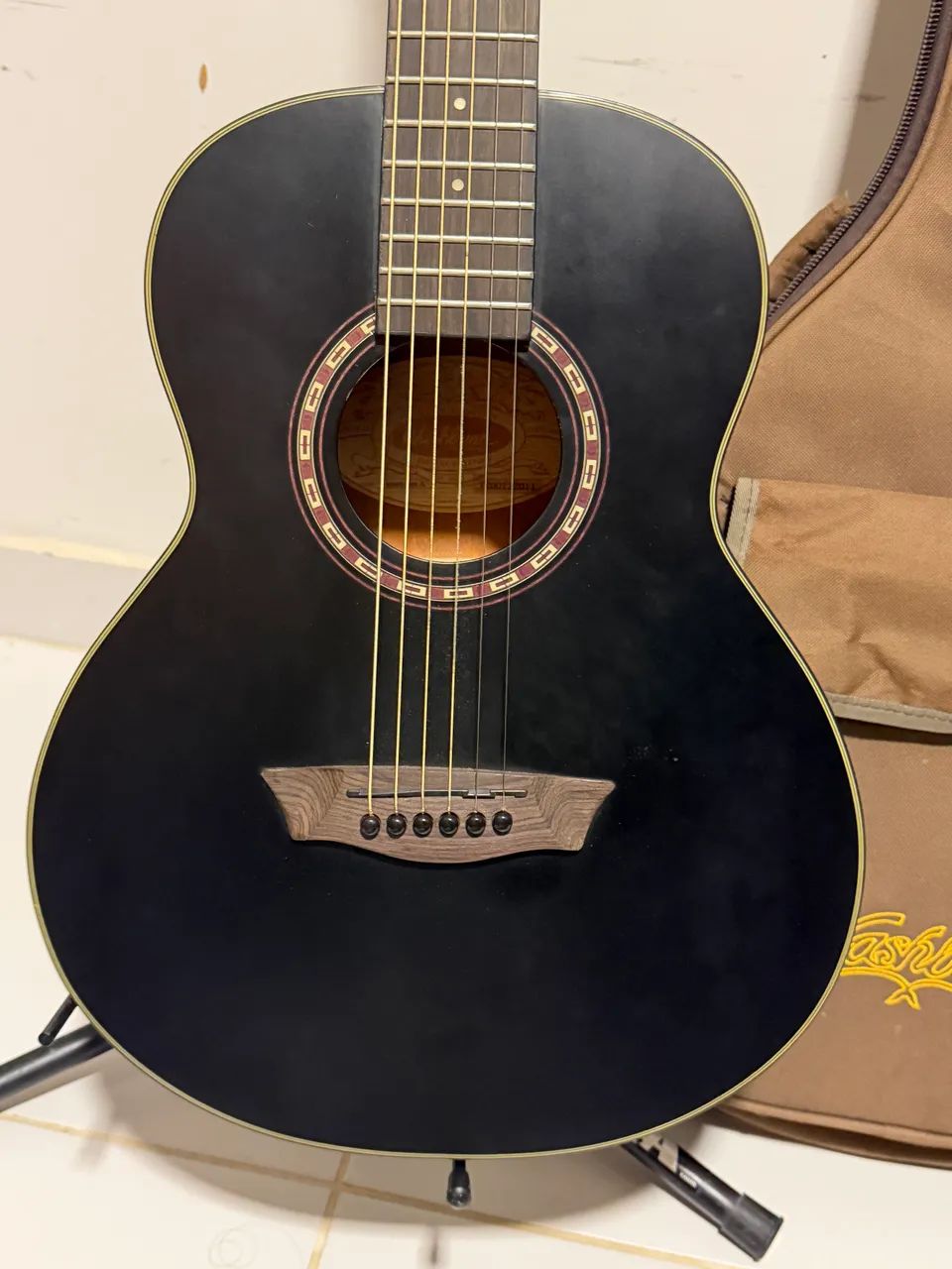 Violao Washburn Apprentice G Mini - Agm5bmk - Foto 5