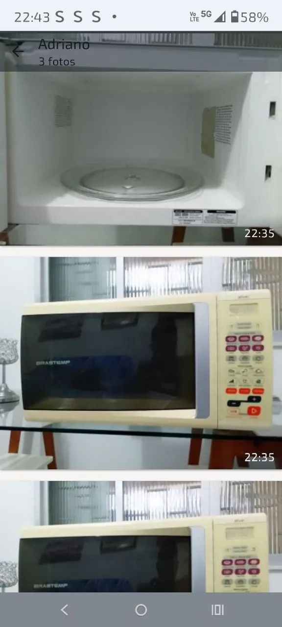 Microondas Brastemp 30 L 