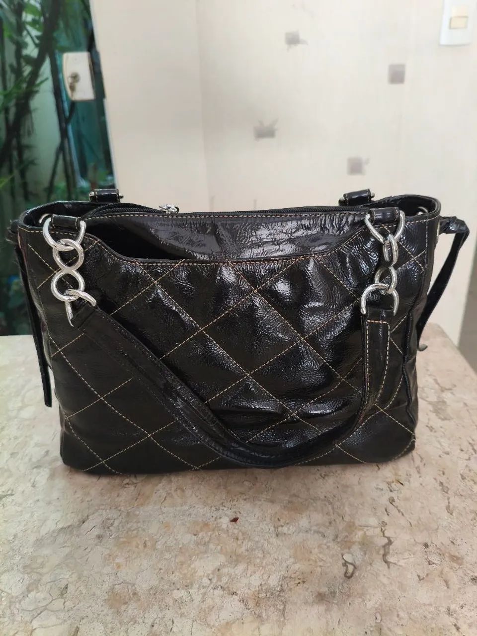 LEGASK BOLSA OMBRO COURO  - Foto 3