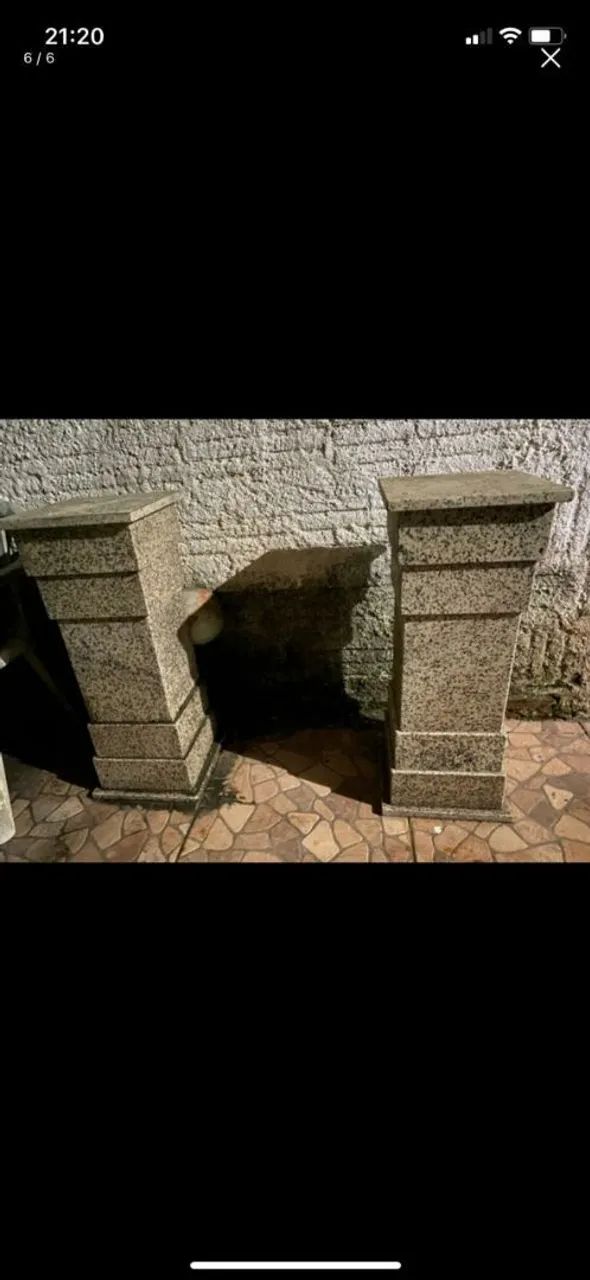 Mesa rústica, com pedra de mármore  - Foto 2