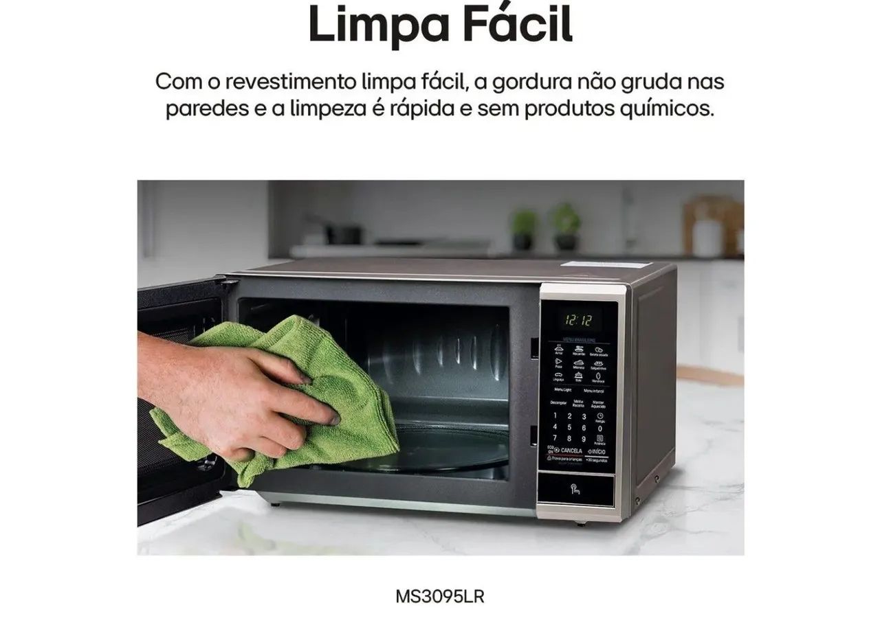 Microondas LG 30L Prata - Foto 4