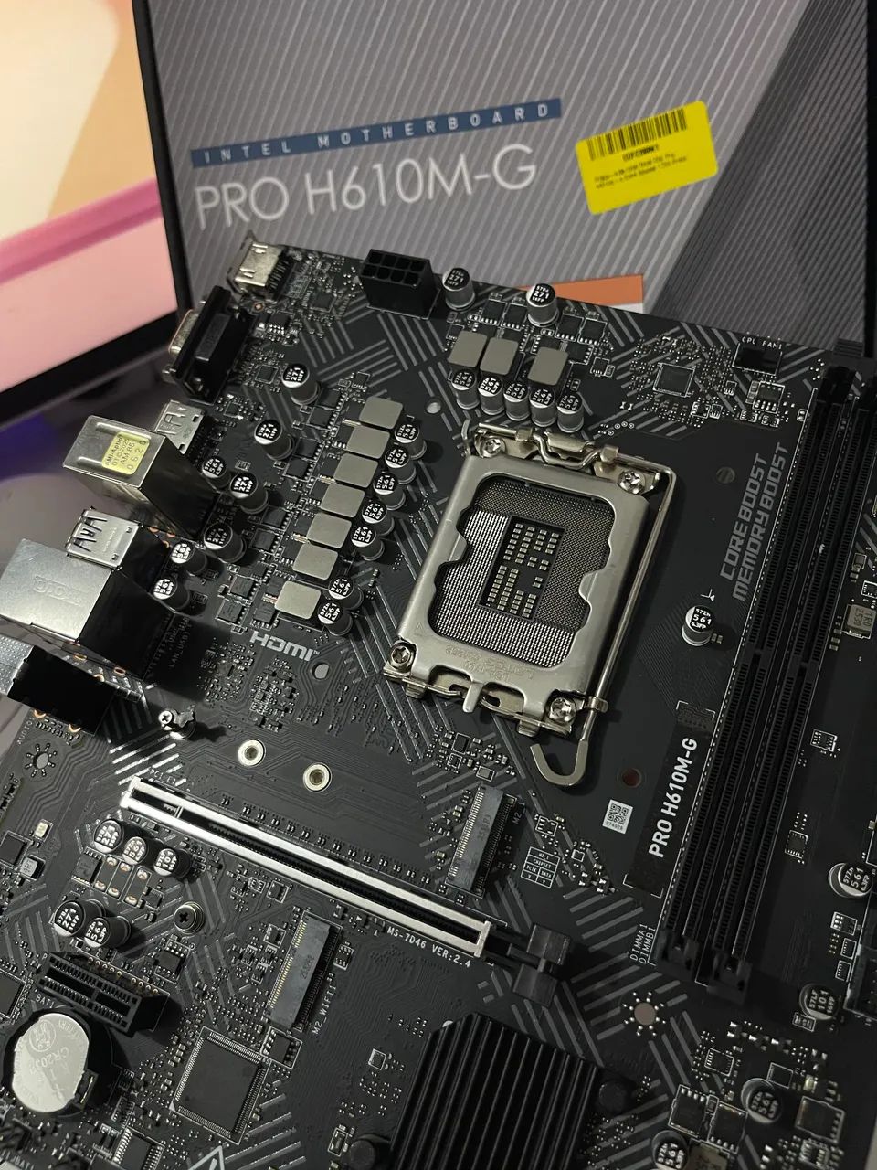 H610 - LGA 1700 DDr5 *NOVA* - Caixa e NF -Aceito cartão e Entrego - Foto 4