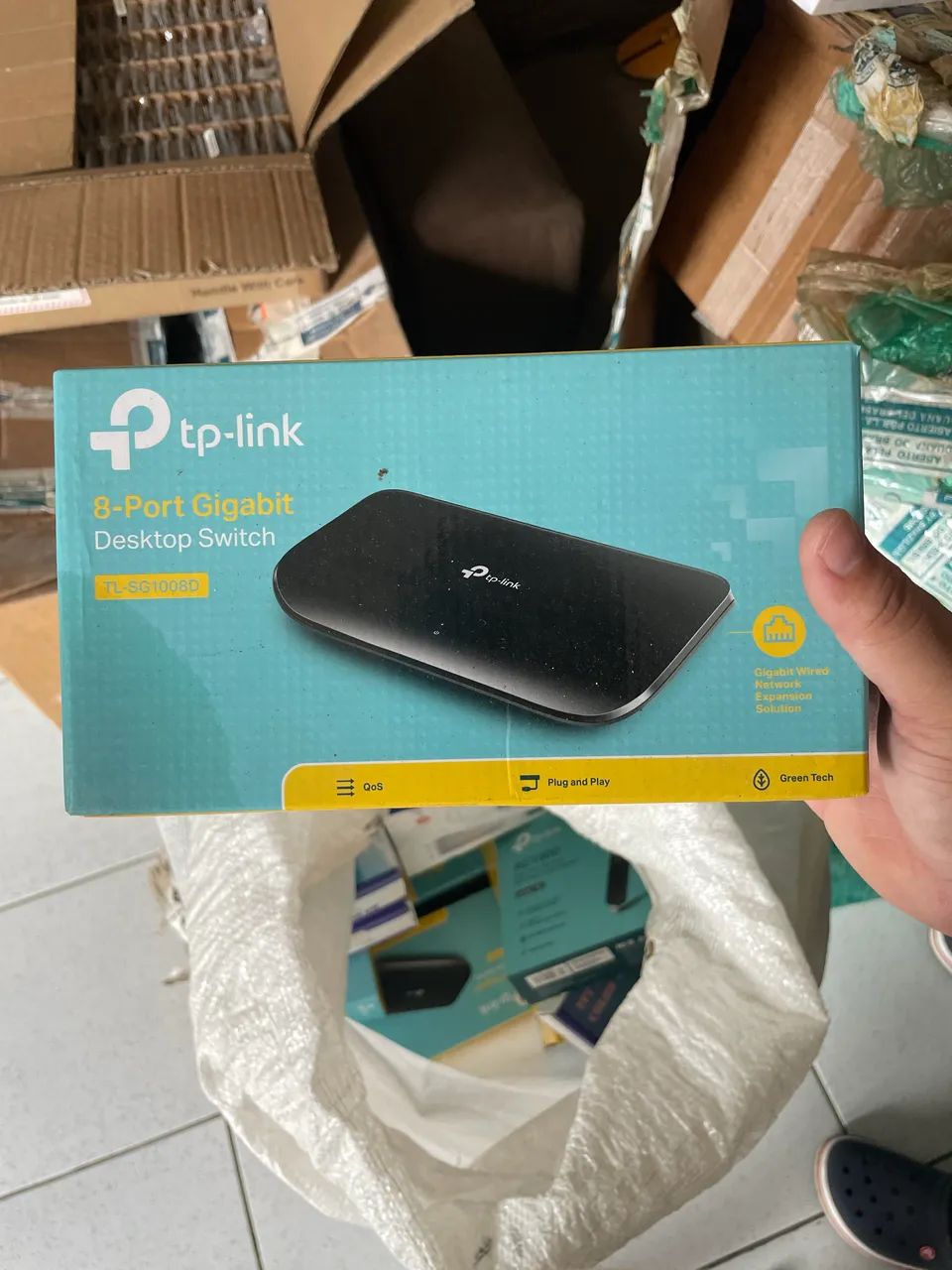 Switch tp-link 8 portas