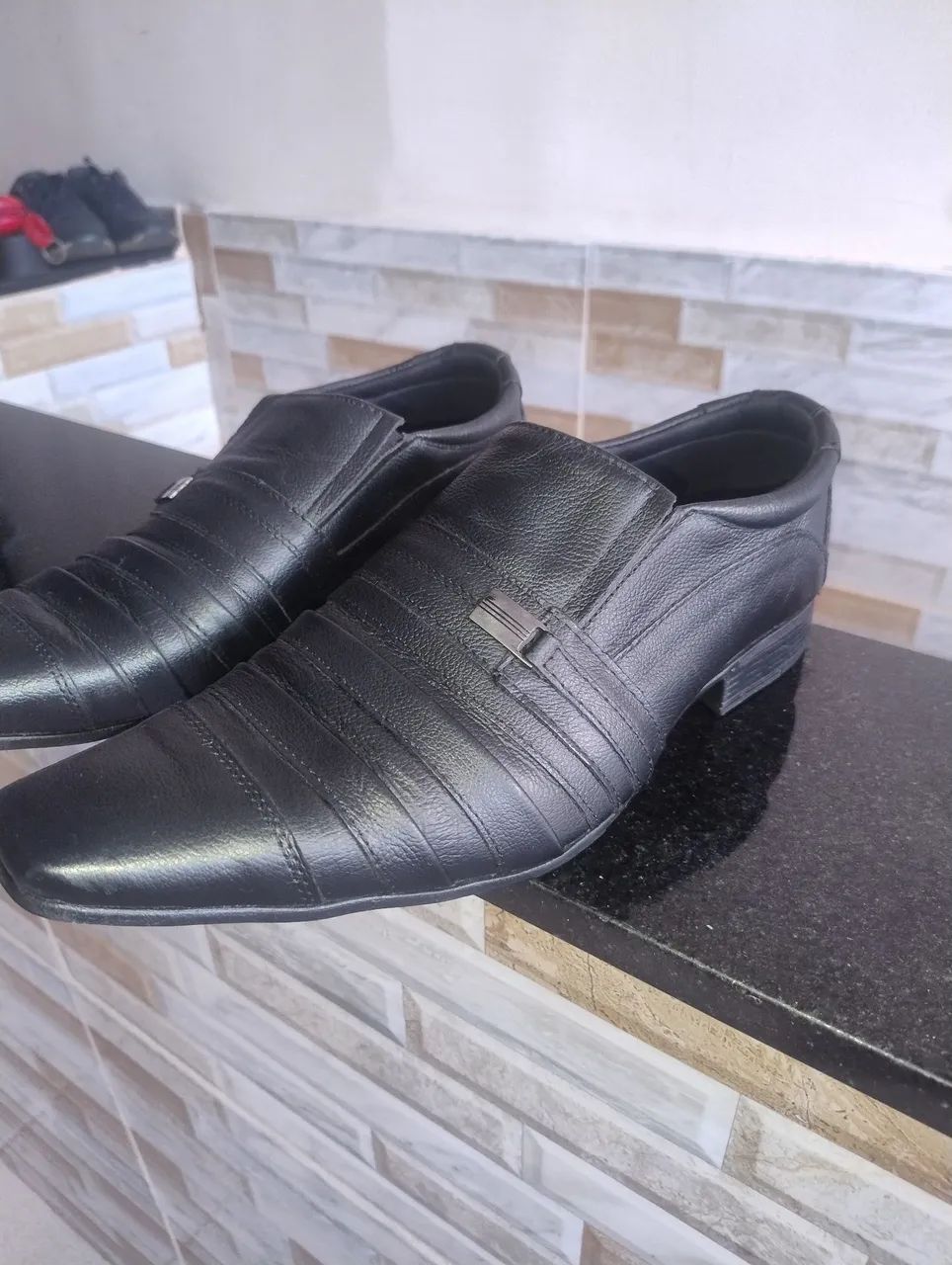 Sapato masculino couro legítimo  - Foto 4