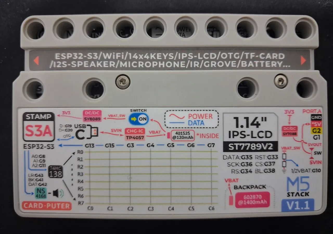 Cardputer M5stack STAMP S3A - Aceito trocas - Foto 2