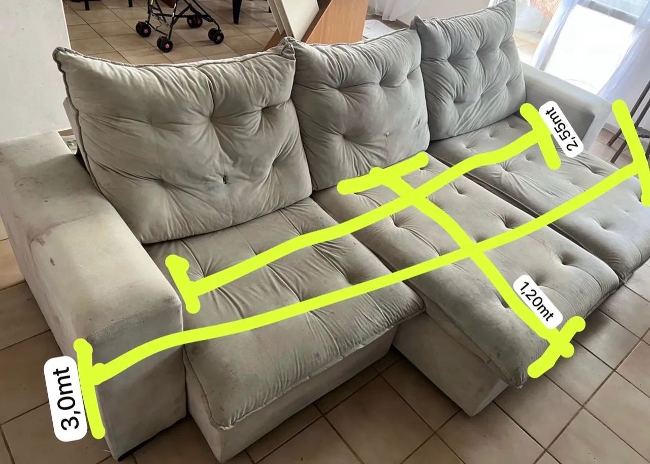 Sofá retrátil ( 3metros ) - Foto 5