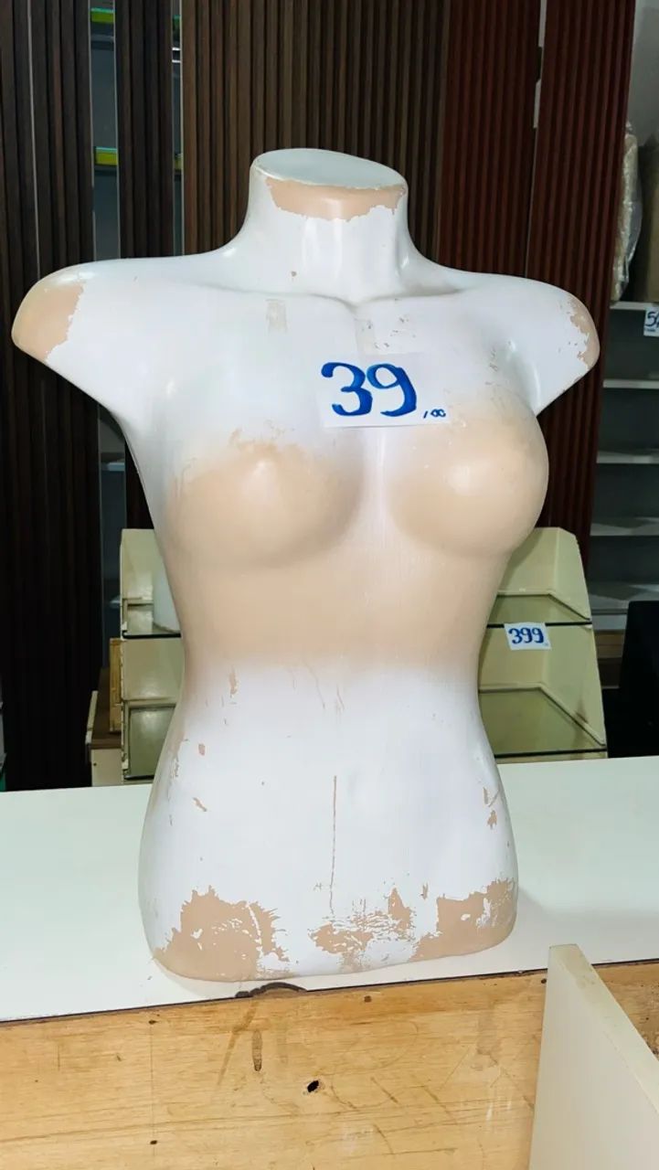 Busto de manequim feminino usado