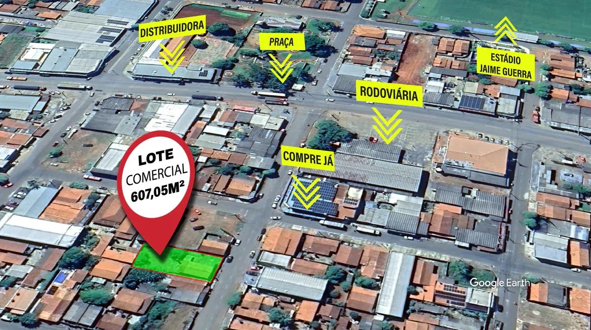 Lote Comercial próximo a Rodoviária em Nerópolis - Foto 3