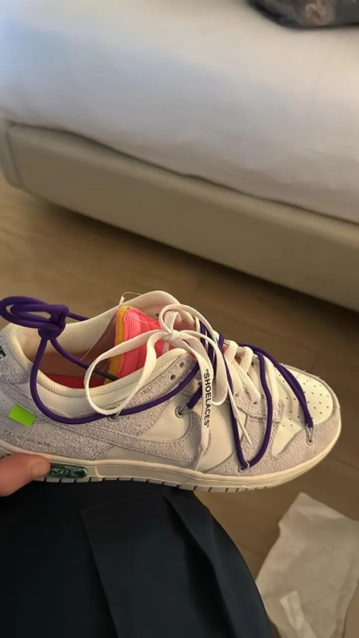 Tênis dunk off white