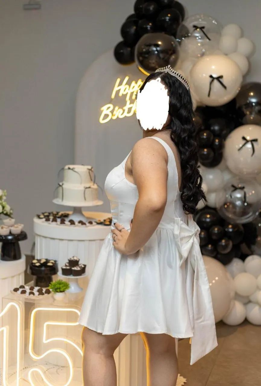 Vestido branco de festa  - Foto 2