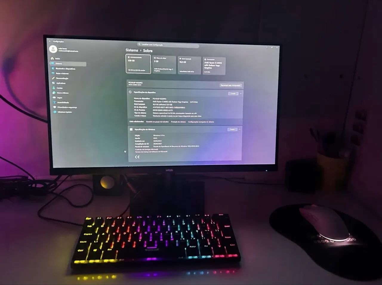 PC Gamer Setup Completo Ryzen  - Foto 3