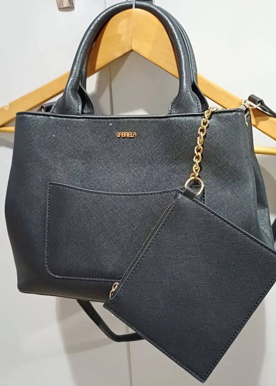 BOLSA TOTE MÉDIA PRETA - Foto 2