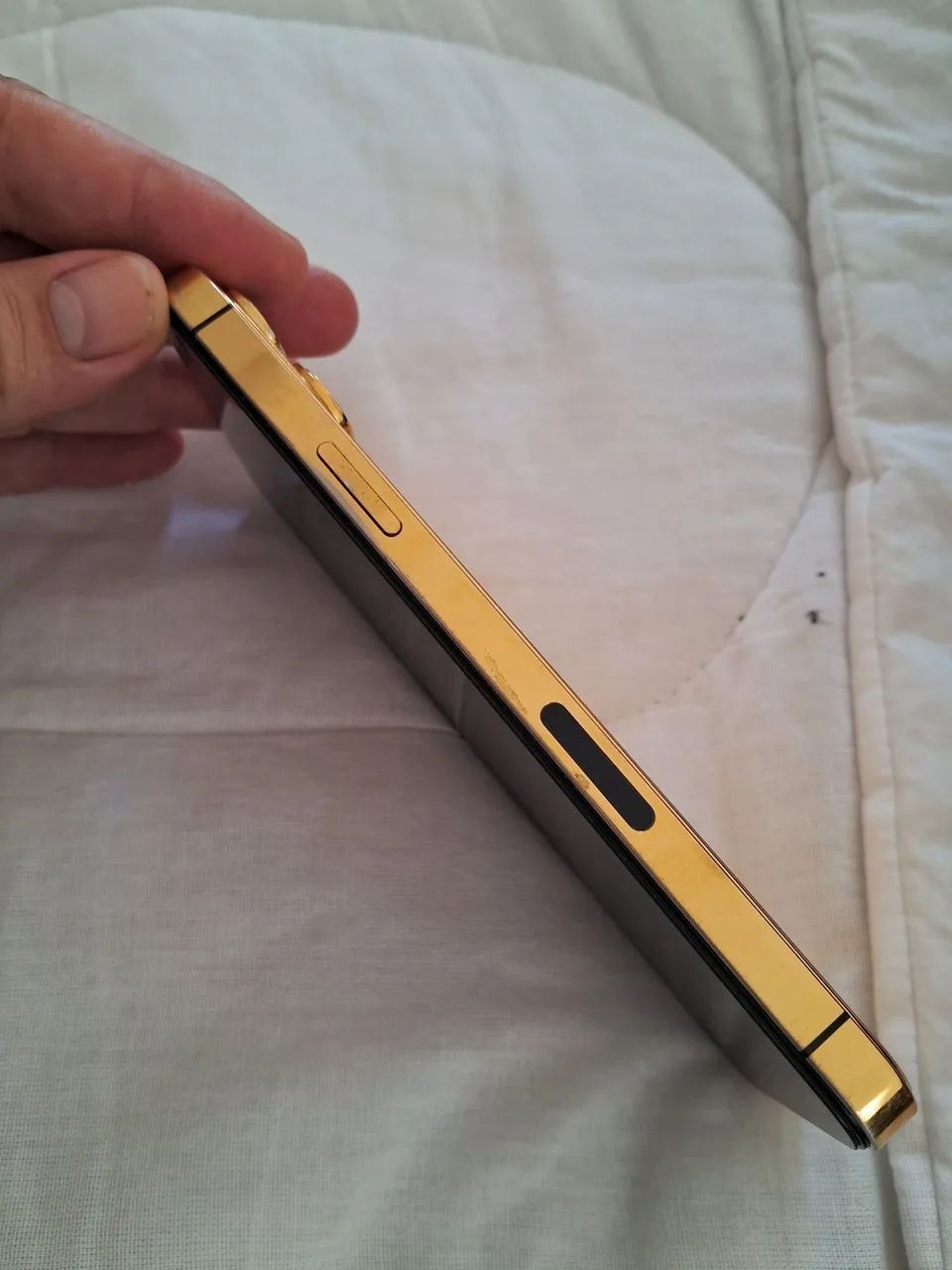 IPHONE 13 PRO MAX FOLHEADO A OURO  - Foto 3