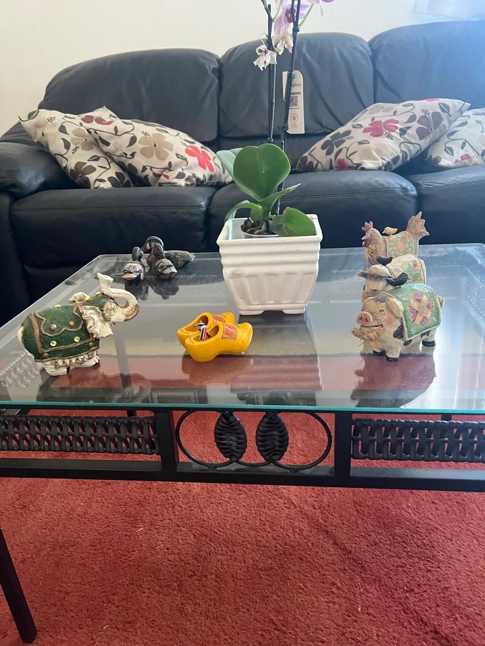 Conjunto de Mesas de Vidro  - Foto 3