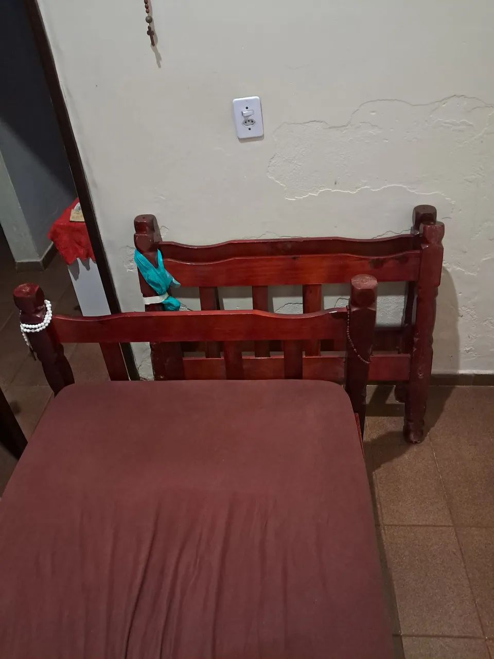 CAMA BELICHE DE MADEIRA MACIÇA SOLTEIRO. - Foto 3