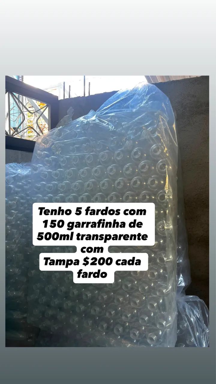 Vendo garrafinha de 500ml 