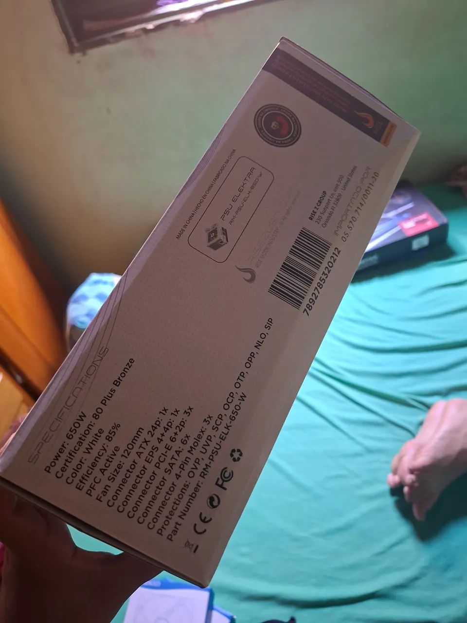 Fonte Risemode Elektra 650W Branca - Foto 4