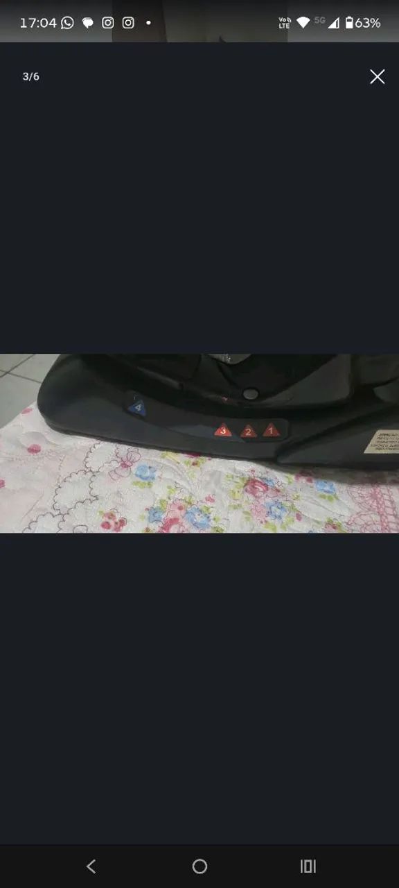 Cadeirinha/ bebê conforto  - Foto 5