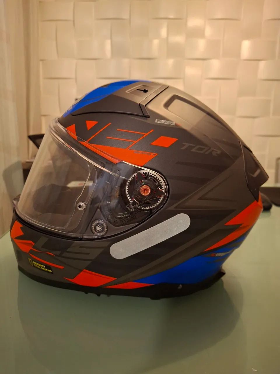 Capacete ls2 vector ll novo usado uma vez  - Foto 2