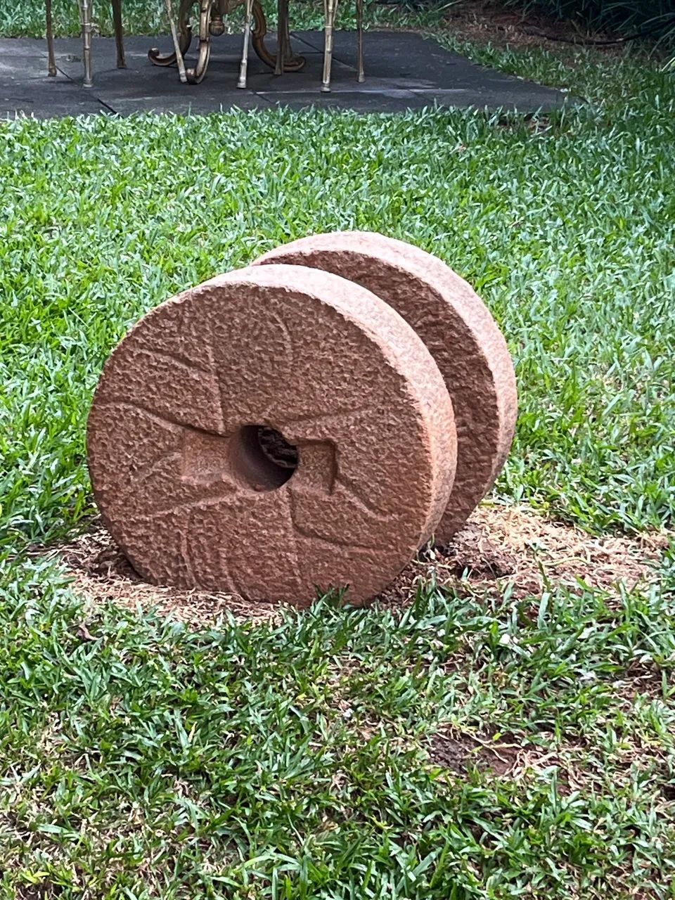 Pedra roda de moinho marmore - Foto 4