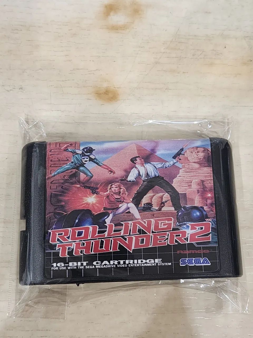 Muito tiroteio e ação em Rolling Thunder 2 de mega drive - Jogos