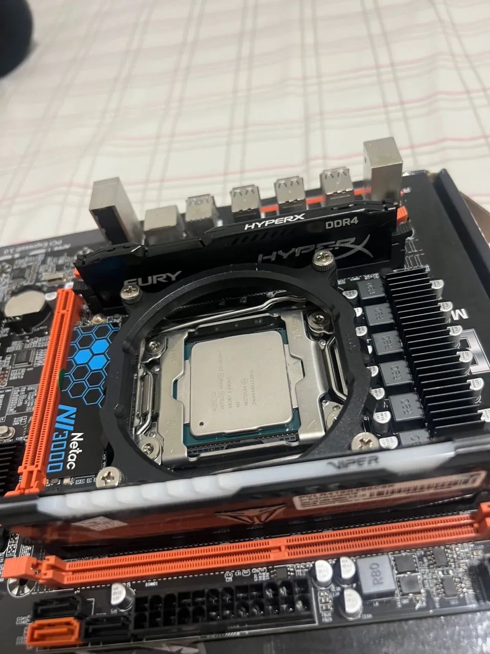 Kit placa mãe com processador xeon  - Foto 4