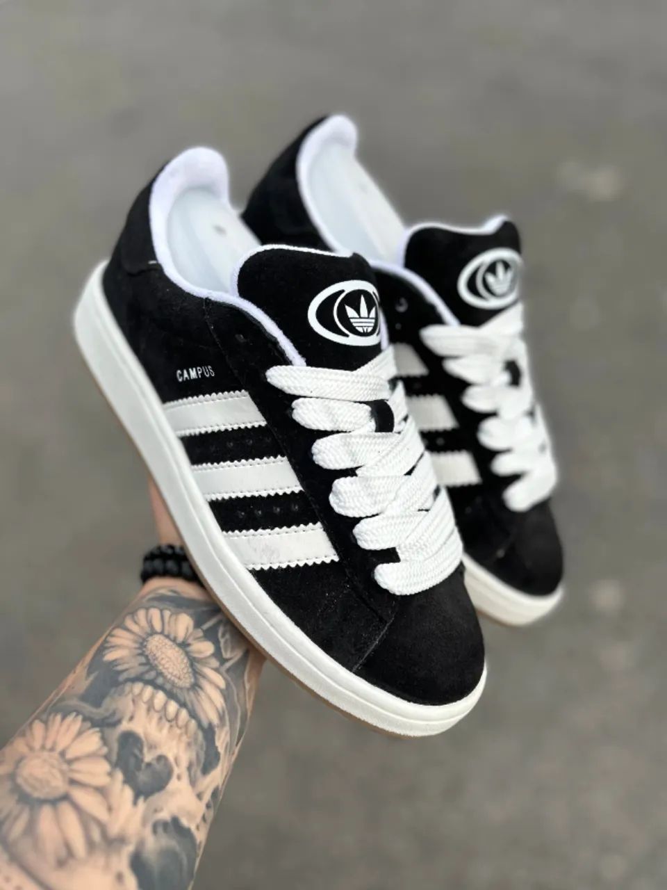 Tênis Adidas Campus Camurça Premium Unissex Cor: Preto - Disponível 34 AO 43 - Foto 3