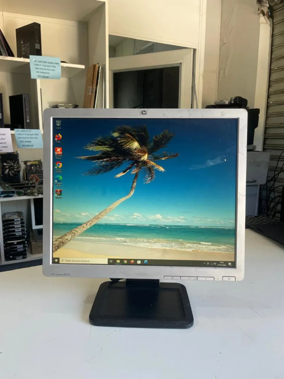 monitor 19 polegadas HP para computador/cpu/ vga/LCD/ perfeito com garantia e nf - Foto 5