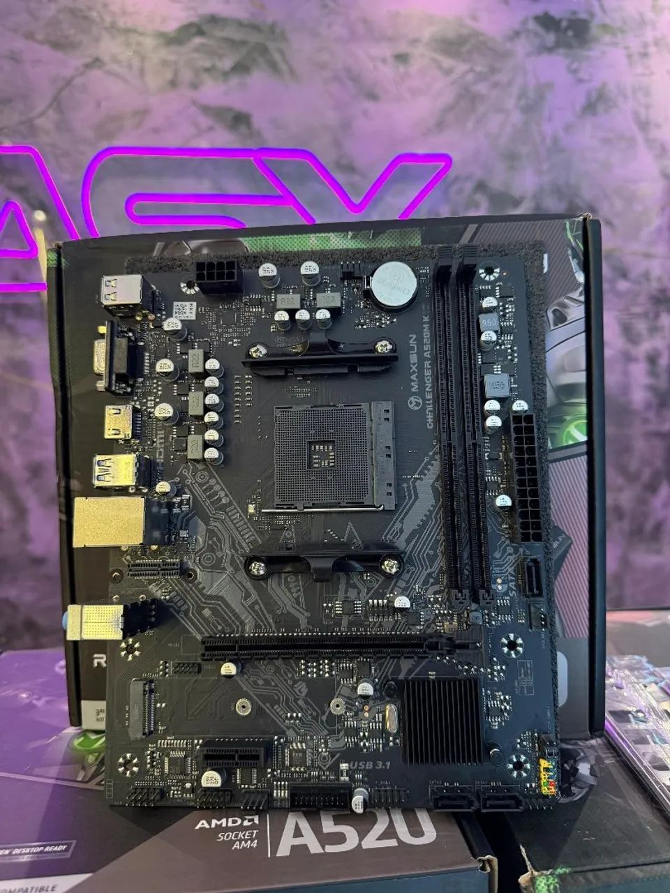 Placa Mãe A520m Maxsun Gaming