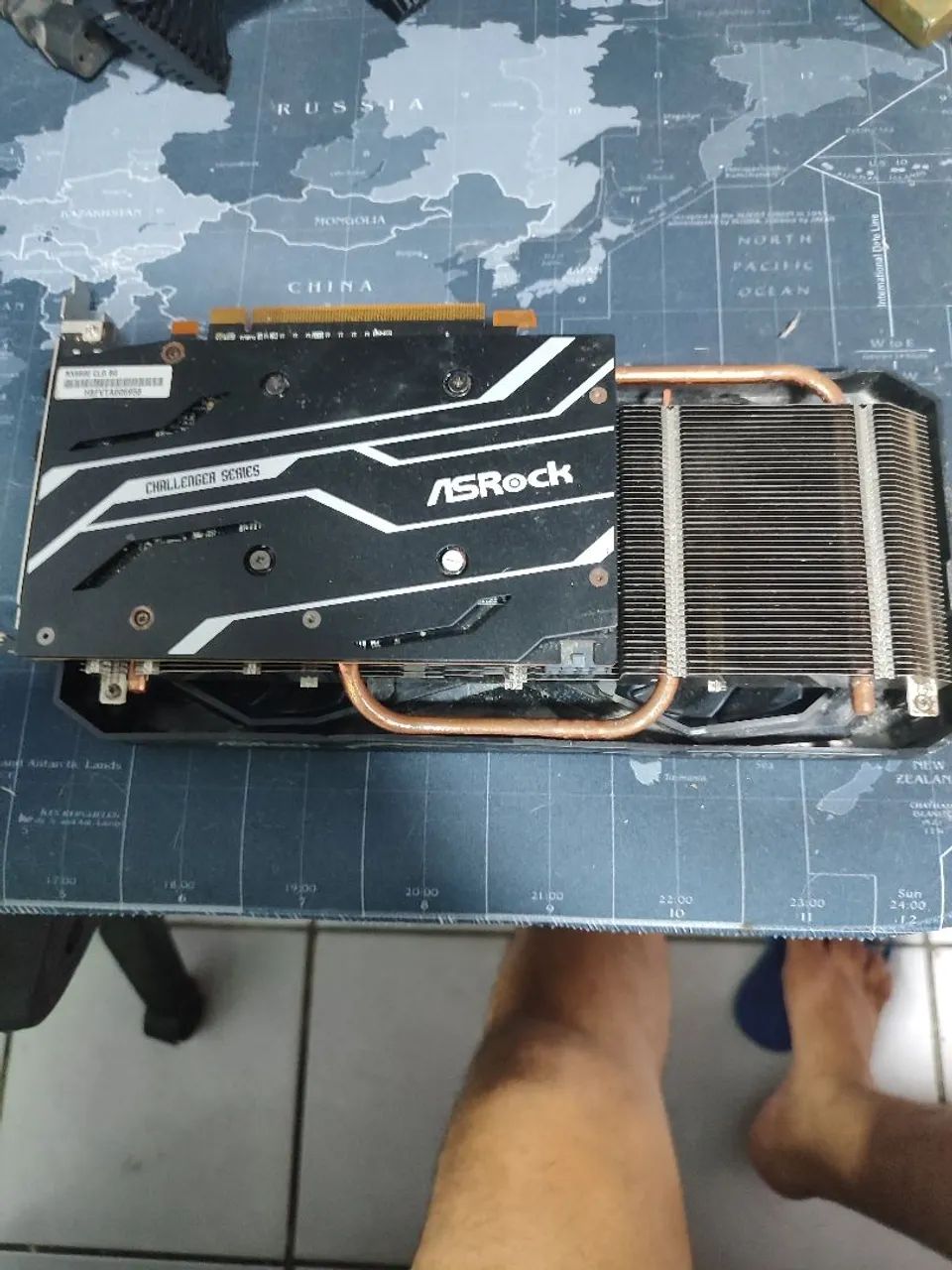 Placa mãe asrock RX6600 8g