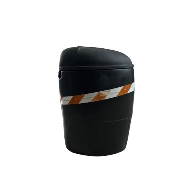 Baú Para Moto 110l Preto Resiplastic + Colete De Brinde - Foto 4