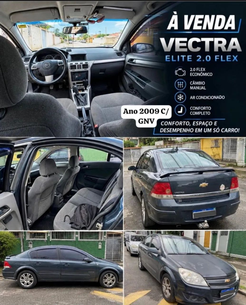 Chevrolet Vectra ELEGAN. 2.0 MPFI 8V FLEXPOWER AUT 2009