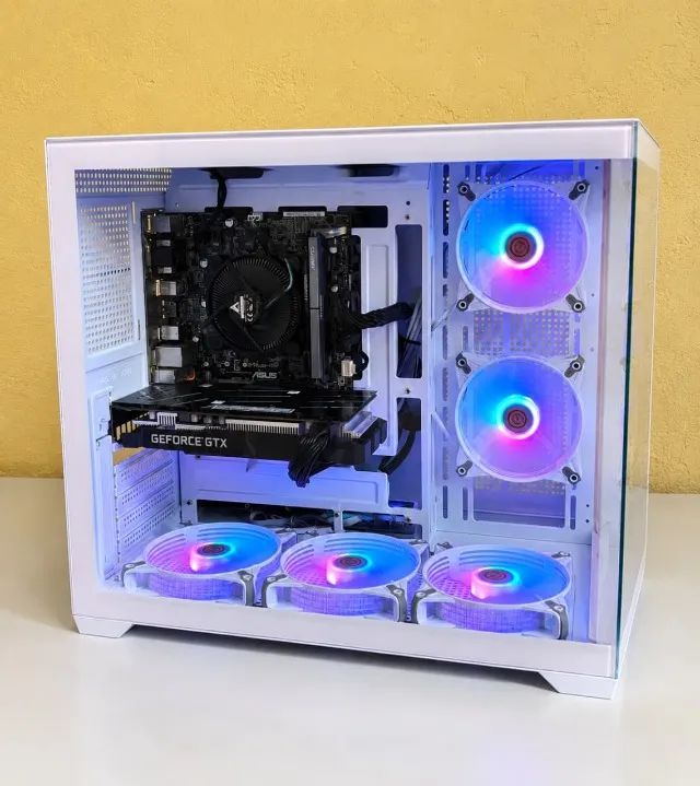 PC GAMER BRANCO RODA TUDO - Intel i7 7700 - 16gb DDR4 - Geforce